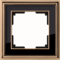 Рамка на 1 пост (золото/черный) WL17-Frame-01 - 1