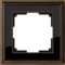 Рамка на 1 пост (бронза/черный) WL17-Frame-01 - 1