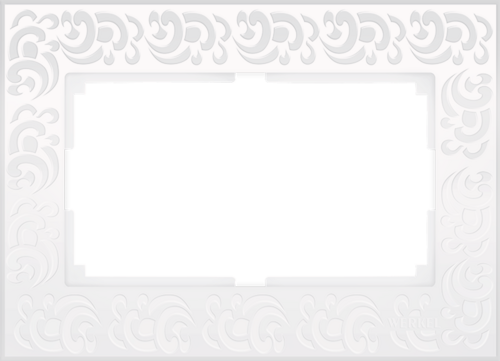 Рамка для двойной розетки (белый) W0082301