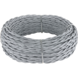 Ретро кабель витой 3х2,5 (серый) 50 м под заказ цена за 1 метрW6453615
