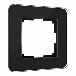 Рамка на 1 пост Elite (черный, стекло) W0012448