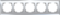 Рамка на 5 постов (зеркальный) WL08-Frame-05