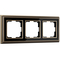Рамка на 3 поста (бронза/черный) WL17-Frame-03